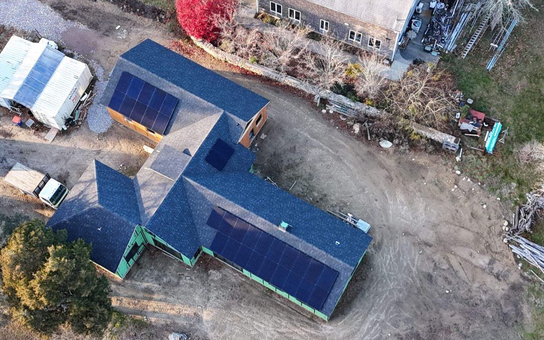 Residential solar installation in Fairhaven, MA