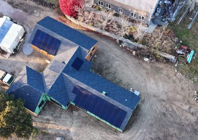 Residential solar installation in Fairhaven, MA